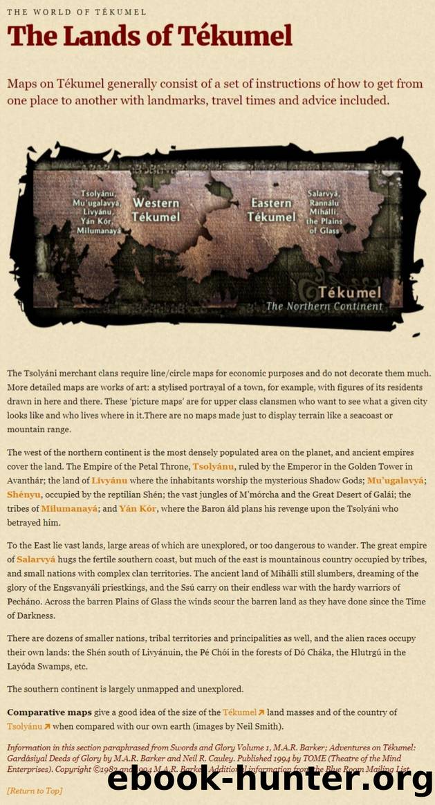 #The Lands of TÃ©kumel (TÃ©kumel.com) by Unknown