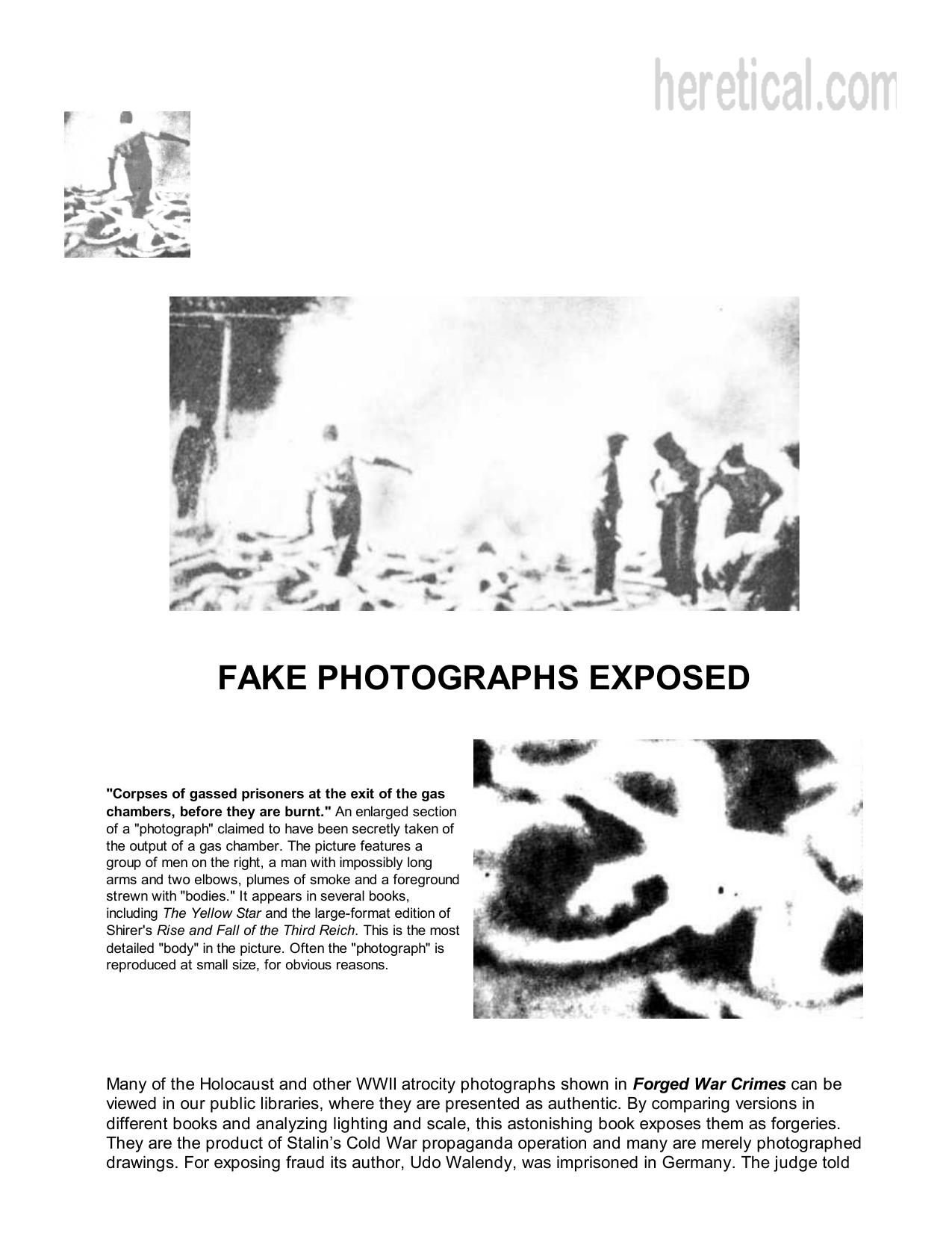 'Forged War Crimes Malign the German Nation' by Udo Walendy by HP_Administrator