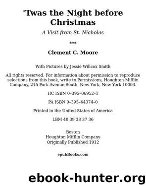 'Twas the Night before Christmas by Clement C. Moore
