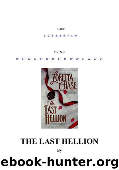 ( Scoundrels 04) The Last Hellion by Chase Loretta