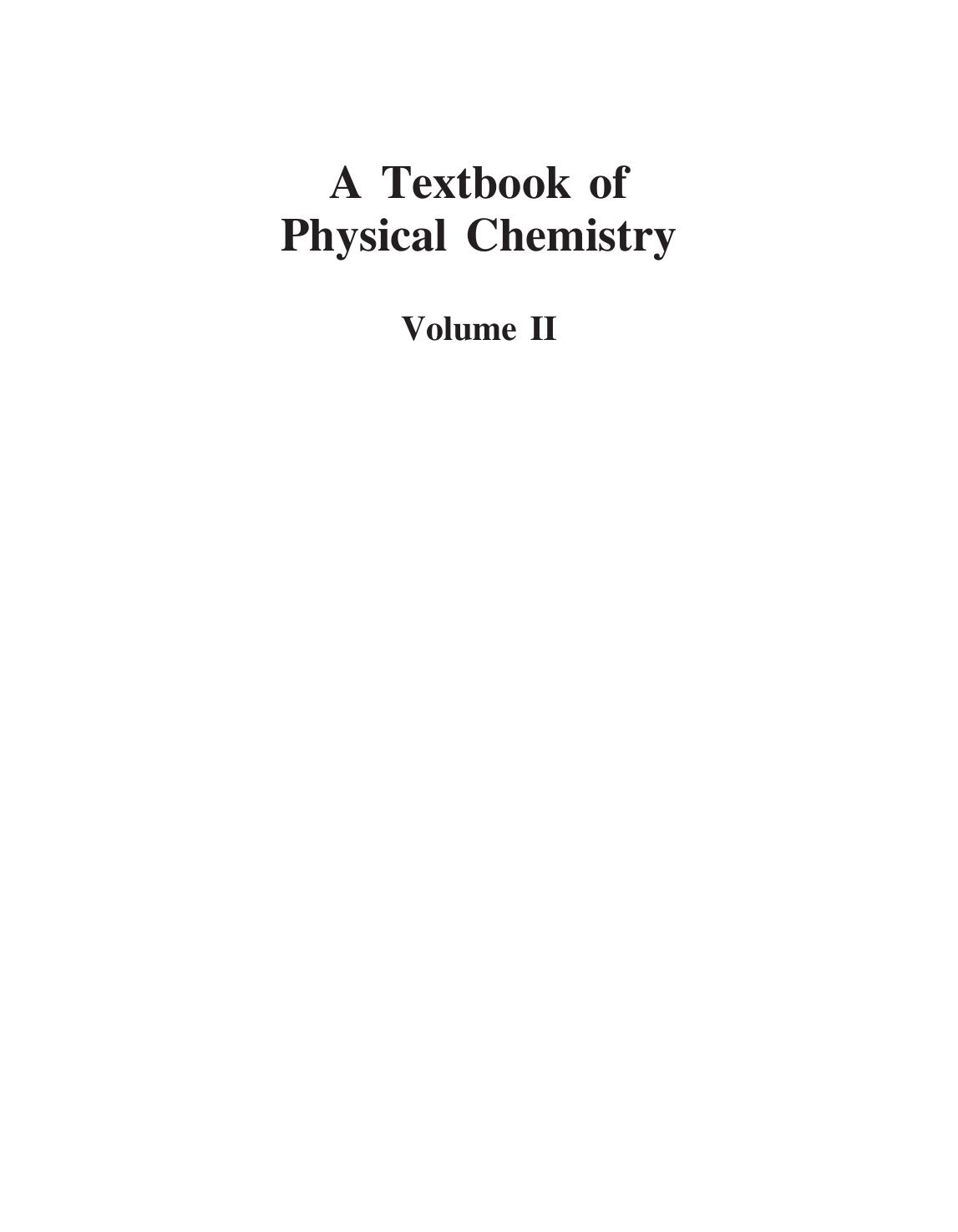 (A Textbook of Physical Chemistry) by unknow
