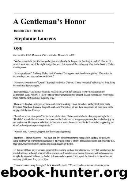 (Bastion Club 03) A Gentleman's Honor by Stephanie Laurens