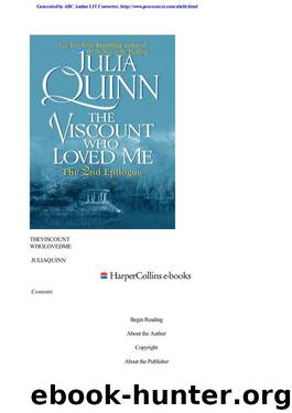 (Bridgerton 2nd Epilogues #2) The Viscount Who Loved Me 2nd Epilogue by Julia Quinn