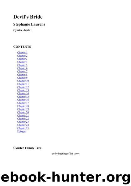 (Cynster 01) Devil's Bride by Stephanie Laurens