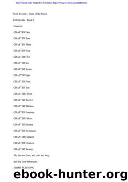 (Gallaghers of Ardmore #2) Tears Of The Moon by Nora Roberts