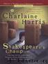 (LB1) Shakespeare's Champion by Harris Charlaine