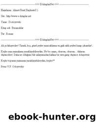 (Microsoft Word - F.M.Dostoyevski - \335nsanc\375klar.doc) by f