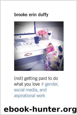 (Not) Getting Paid to Do What You Love: Gender, Social Media, and Aspirational Work by Brooke Erin Duffy