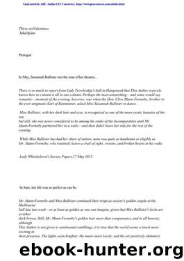 (Omnibus) The Further Observations of Lady Whistledown - 36 Valentines by Julia Quinn