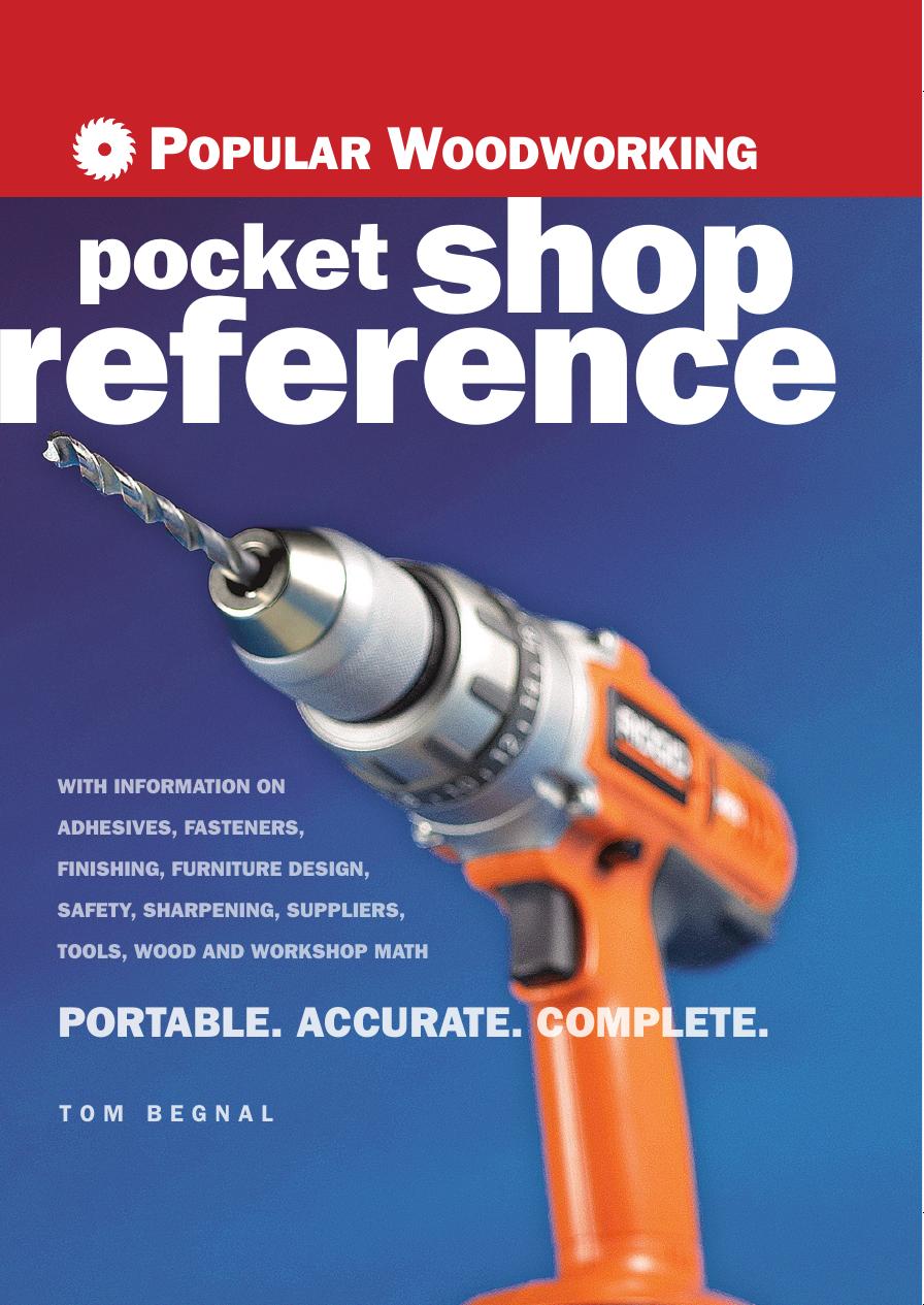 (Popular Woodworking) Pocket Shop Reference by Unknown