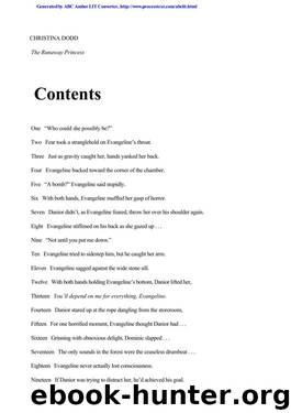 (Princess #1) The Runaway Princess by Christina Dodd