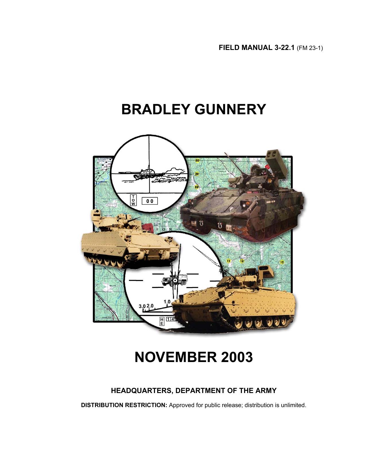 (eBook - English - Military) US Army - Field Manual FM 3-22.1 by BRADLEY GUNNERY Nov2003