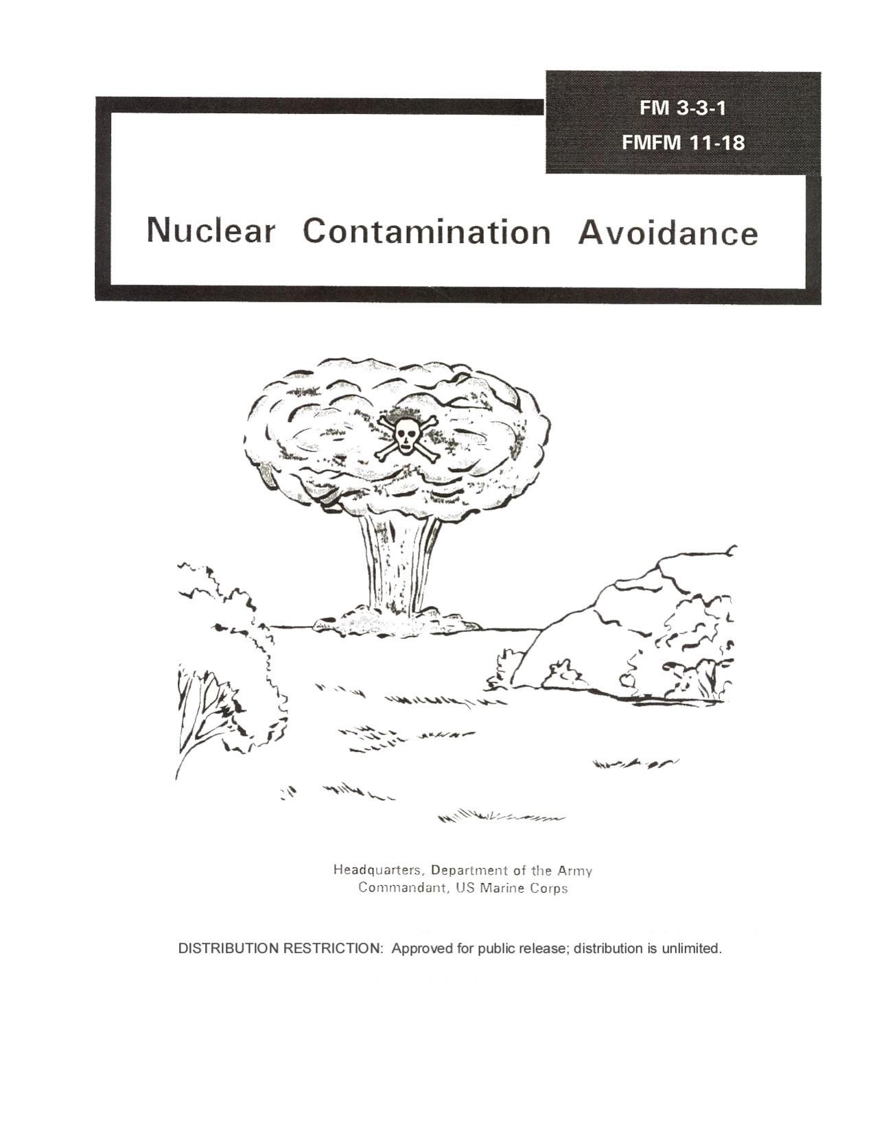(eBook - English - Military) US Army - Field Manual FM 3-3.1 by Nuclear contamination avoidance SEP1994
