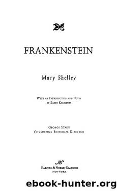 (eng) Mary Wollstonecraft Shelley by Frankenstein (Barnes & Noble Classics Series)
