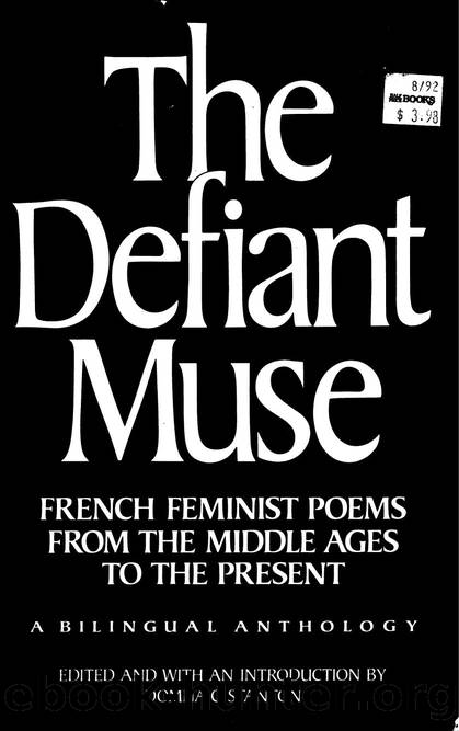 <em>The Defiant Muse: French Feminist Poems from the Middle Ages to the PresentâA Bilingual Anthology<em> by Domna C. Stanton