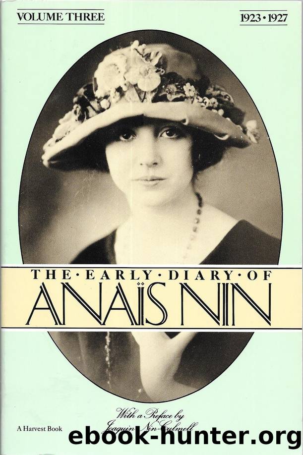 [(The Early Diaries of Anais Nin, Volume 3 )] [Author: Anais Nin] [Mar-1985] by Nin Anaïs