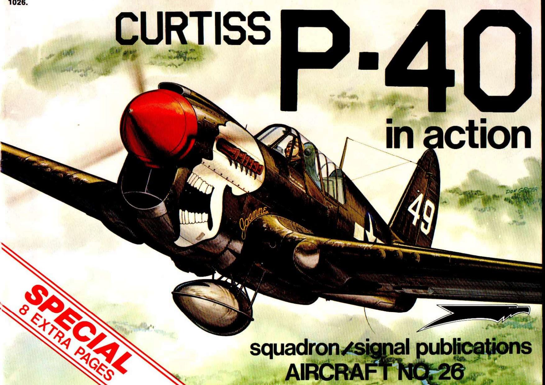 [1181124179]Curtiss P-40 in action.- Squadron-Signal publications by Unknown