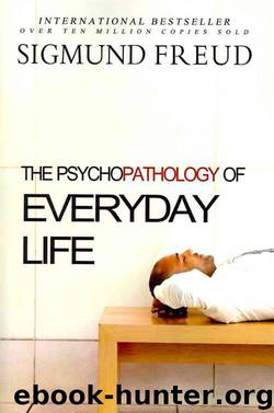 [1901] The Psychopathology of Everyday Life by Sigmund Freud