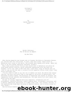 [Callahan 01] Callahan's Crosstime Saloon by Spider Robinson