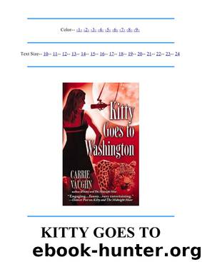 [Kitty Norville 02] - Kitty Goes to Washington by Carrie Vaughn