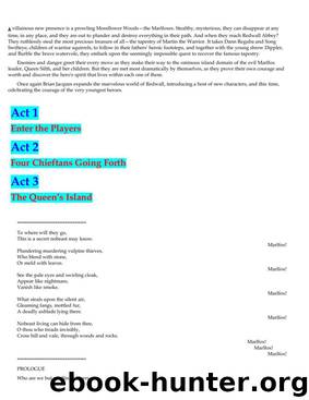 [Redwall 11] - Marlfox by Brian Jacques