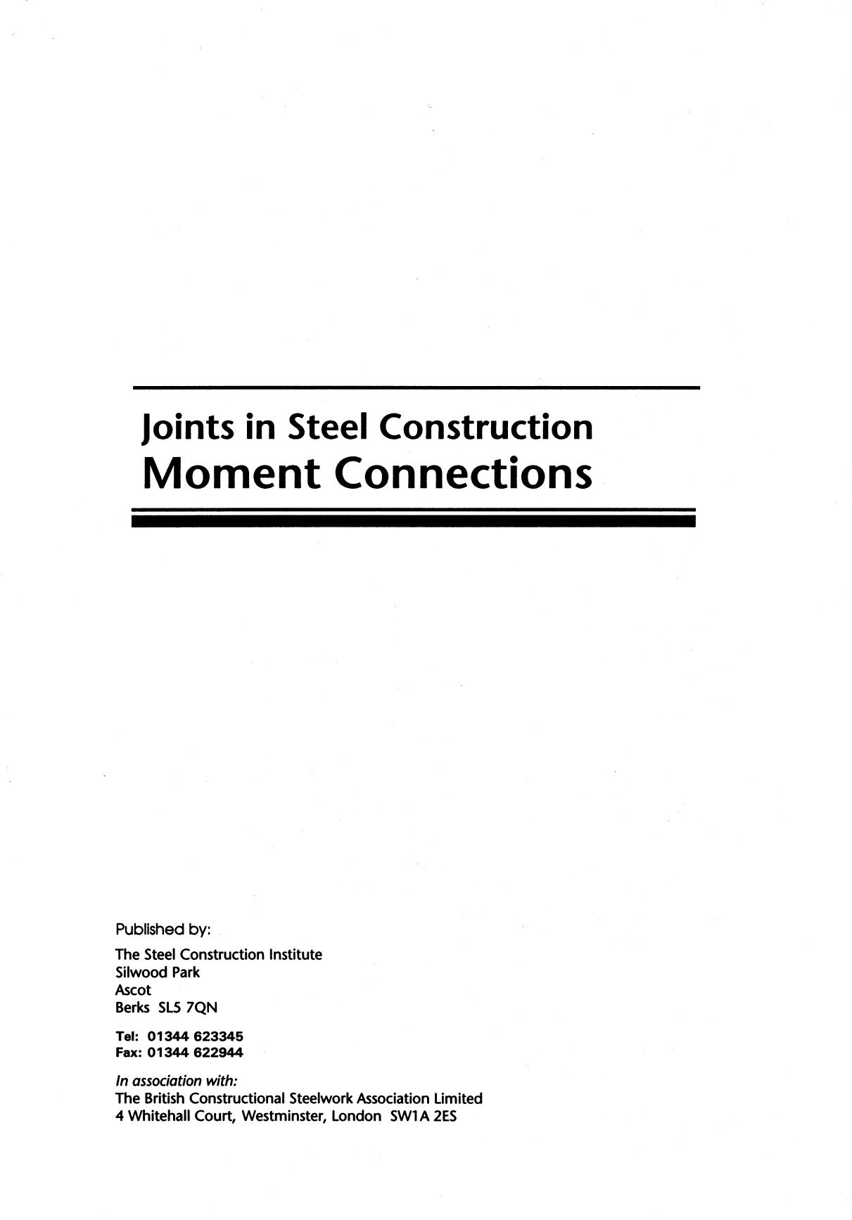 [architecture ebook] joints in steel construction by moment connections(2)