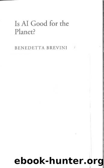 [non-fiction] Is AI Good for the Planet by Benedetta Brevini by Unknown