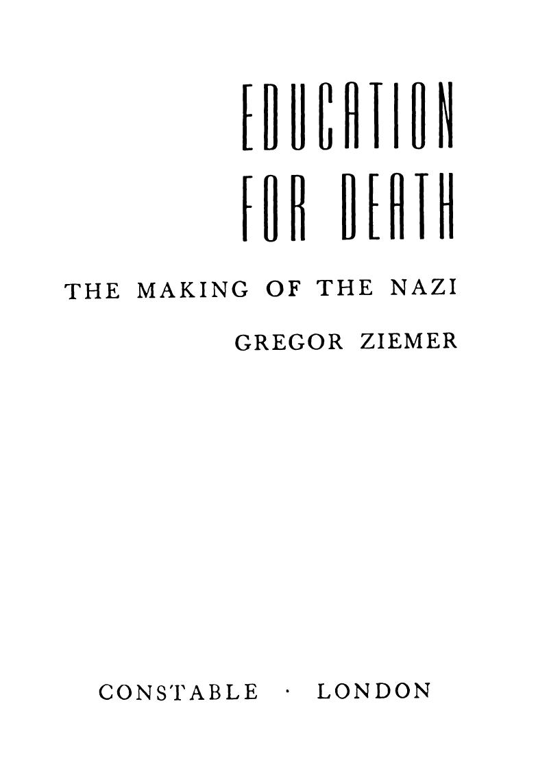 ^Education for Death, The Making of the Nazi (1942) by Unknown