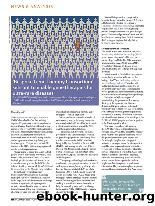 âBespoke Gene Therapy Consortiumâ sets out to enable gene therapies for ultra-rare diseases by Katie Kingwell