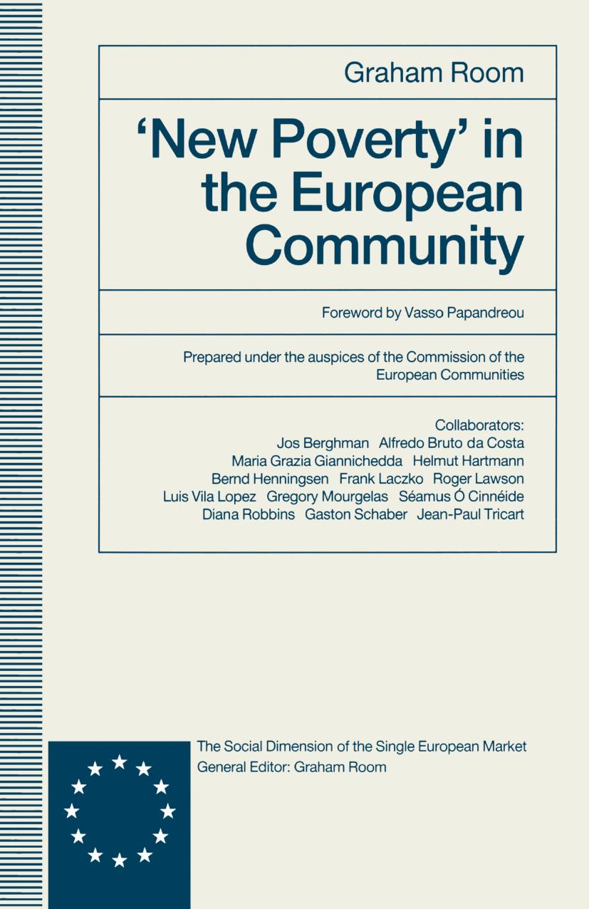 âNew Povertyâ in the European Community by Graham Room (auth.)