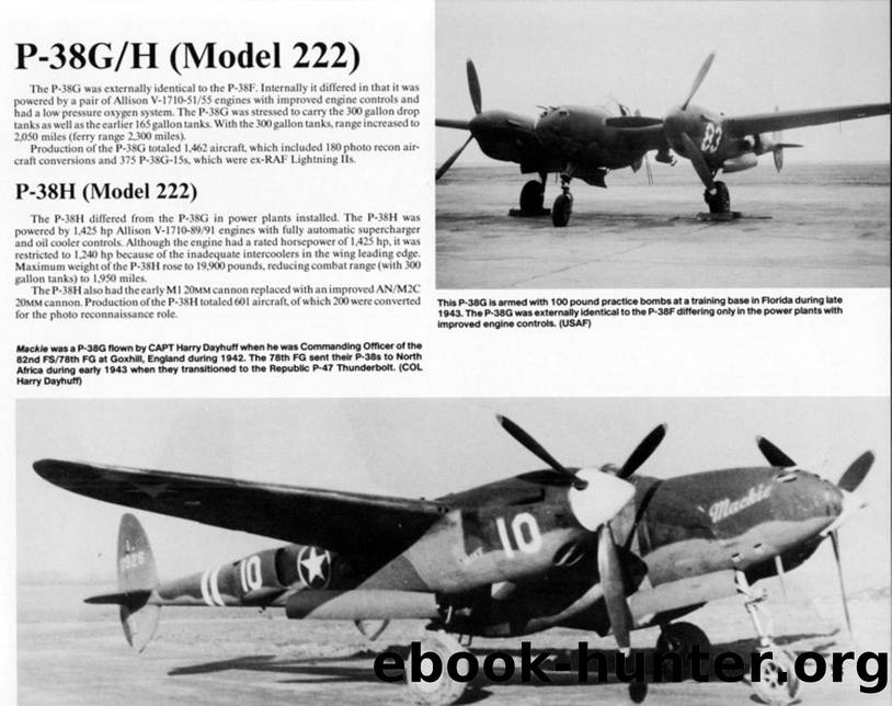 -----P-38 Lightning in action.- Squadron-Signal publications by Unknown