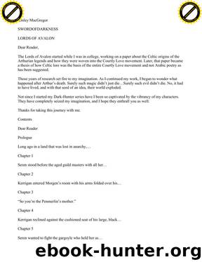 -MacGregor, Kinley (AKA Sherrilyn Kenyon) - Avalon 1 by Sword of Darkness