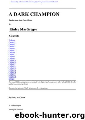 -MacGregor, Kinley (aka Sherrilyn Kenyon) - Brotherhood 06 by A Dark Champion