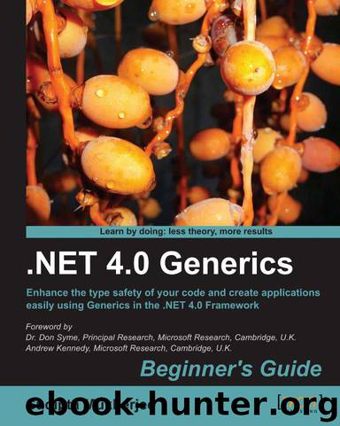 .NET 4.0 Generics by Packt (2012)
