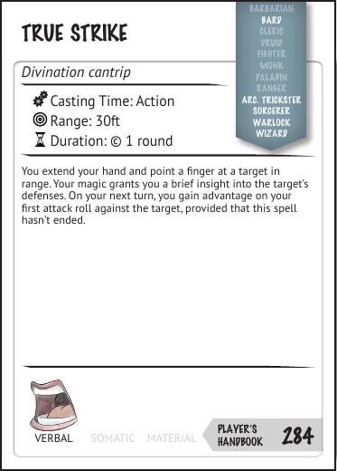 0 True Strike by Unknown