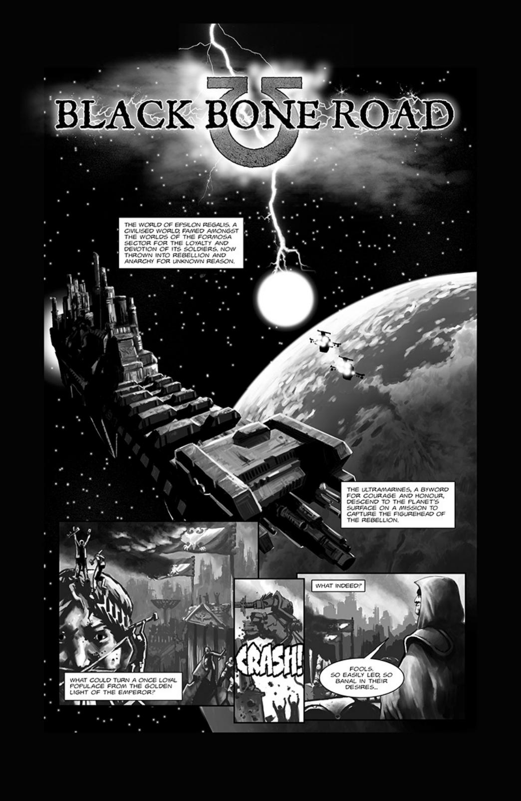 0.1 Black Bone Road (The Uriel Ventris Chronicles, Volume Two) (Graphic Novel) by Unknown