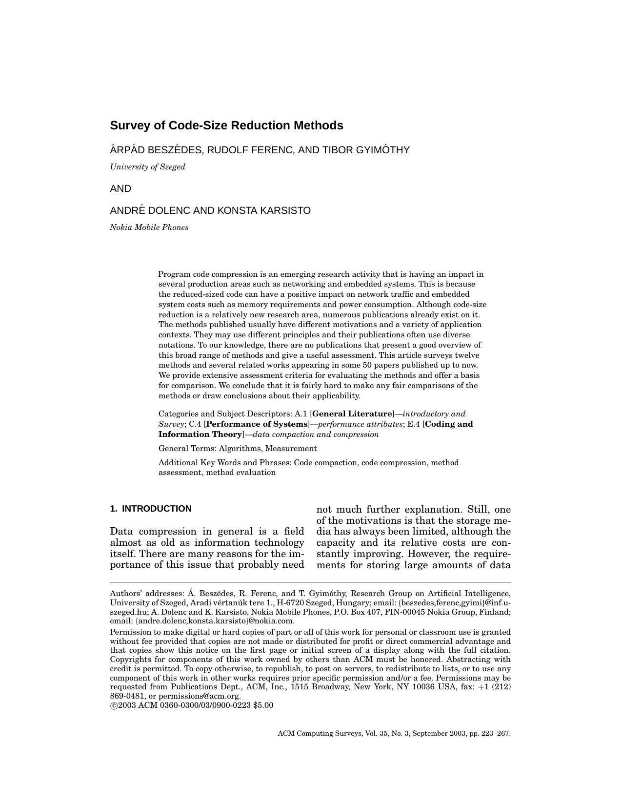 00 - Survey of code-size reduction methods.pdf by mkozlov