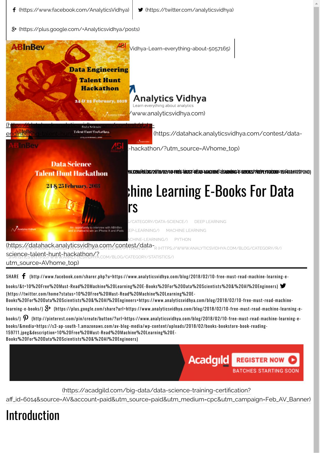 00 10 Free Must-Read Machine Learning E-Books For Data Scientists & AI Engineers by Unknown