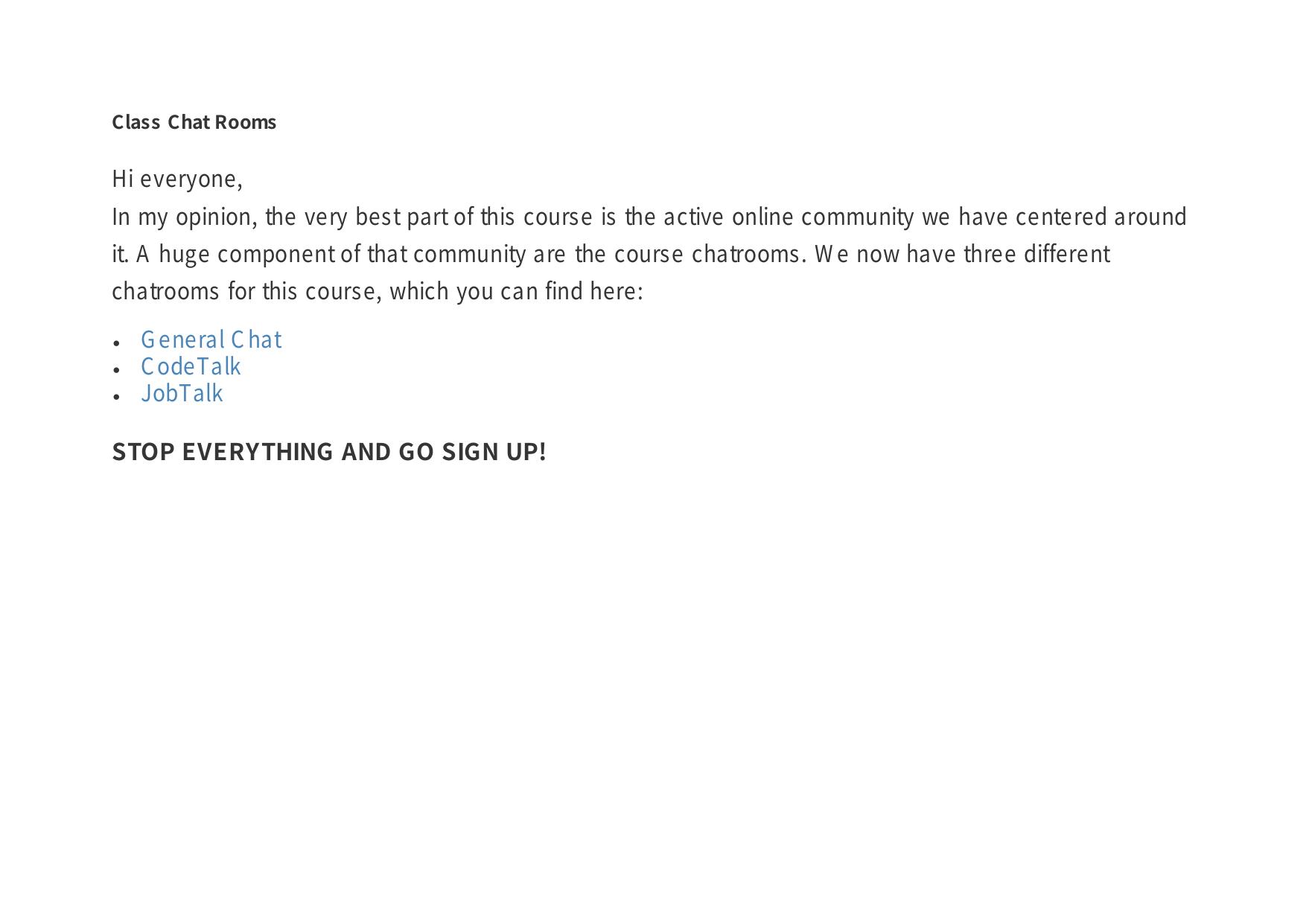 000 Note 03 Class Chat Rooms by Colt Steele