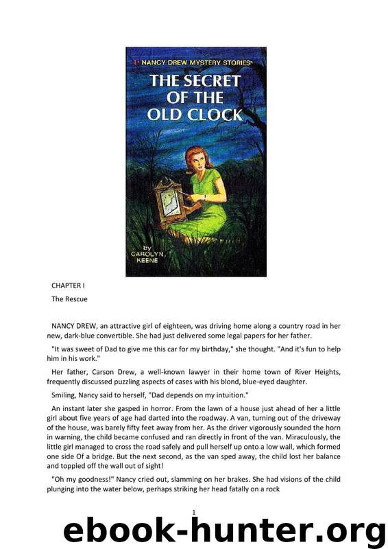 001 The Secret of the Old Clock by Manoj