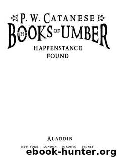 01 The Books of Umber by P. W. Catanese