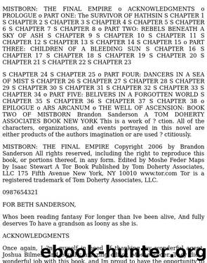 01 The Final Empire by Sanderson Brandon