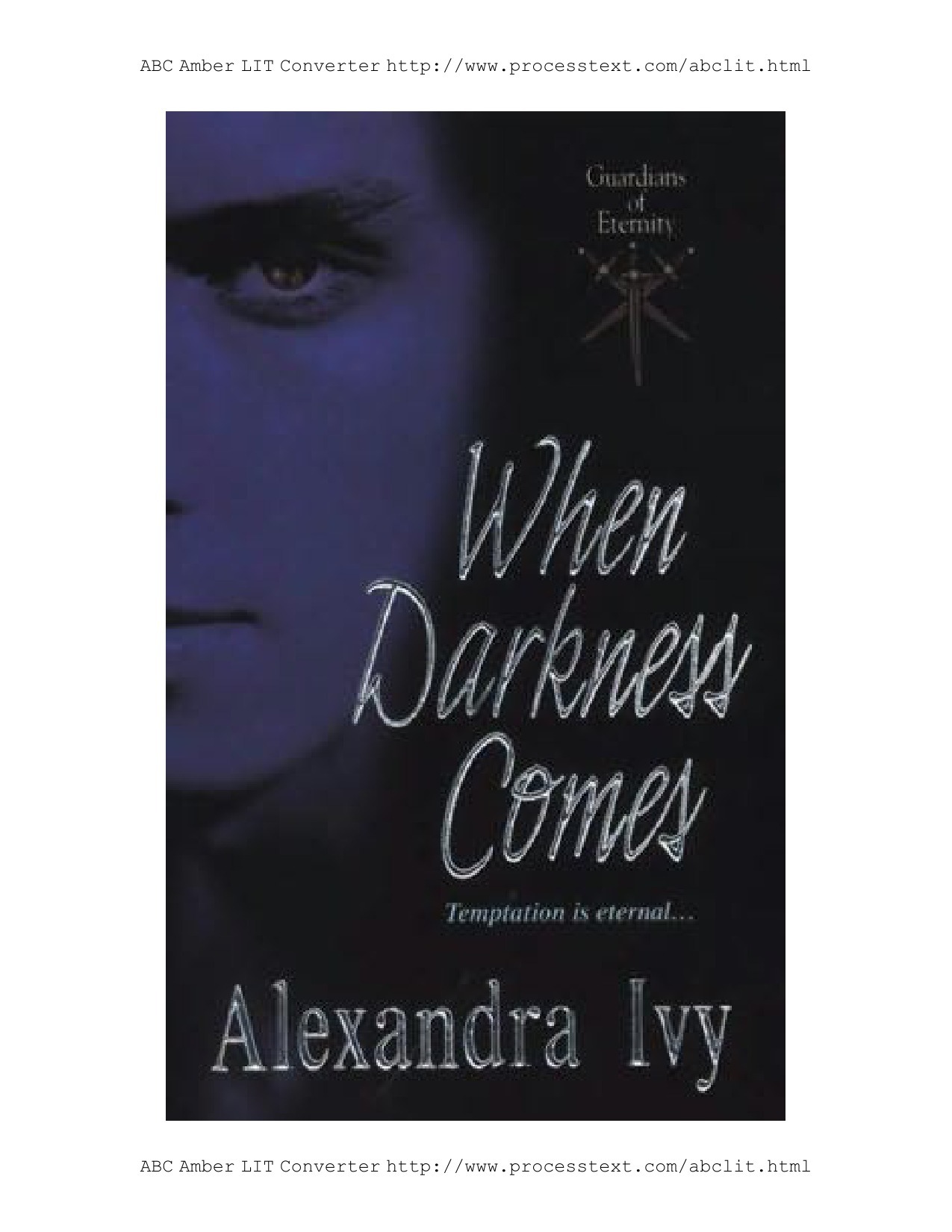 01 When Darkness Comes by Alexandra Ivy
