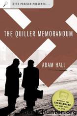 01- The Quiller Memorandum by Adam Hall