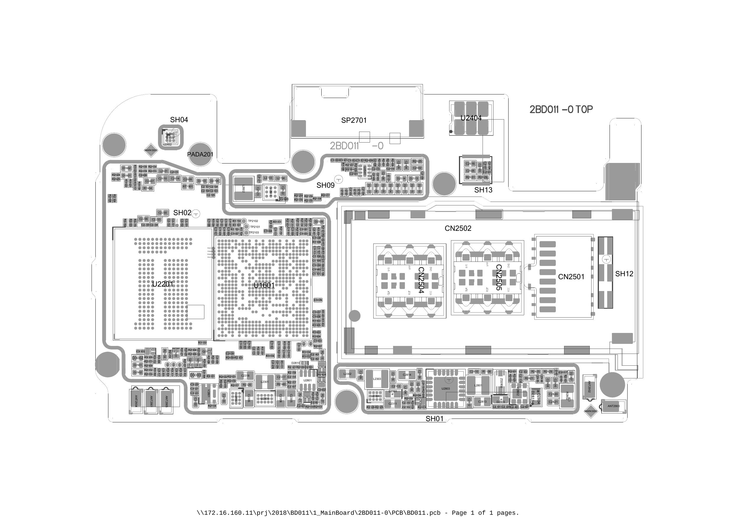 01-A83-Component layout plan by Unknown