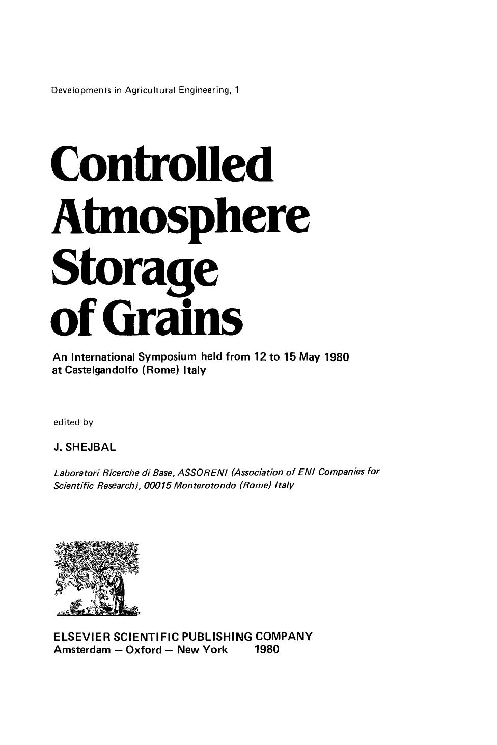 01. Controlled Atmosphere Storage of Grains (1980) by 4<8=8AB@0B>@