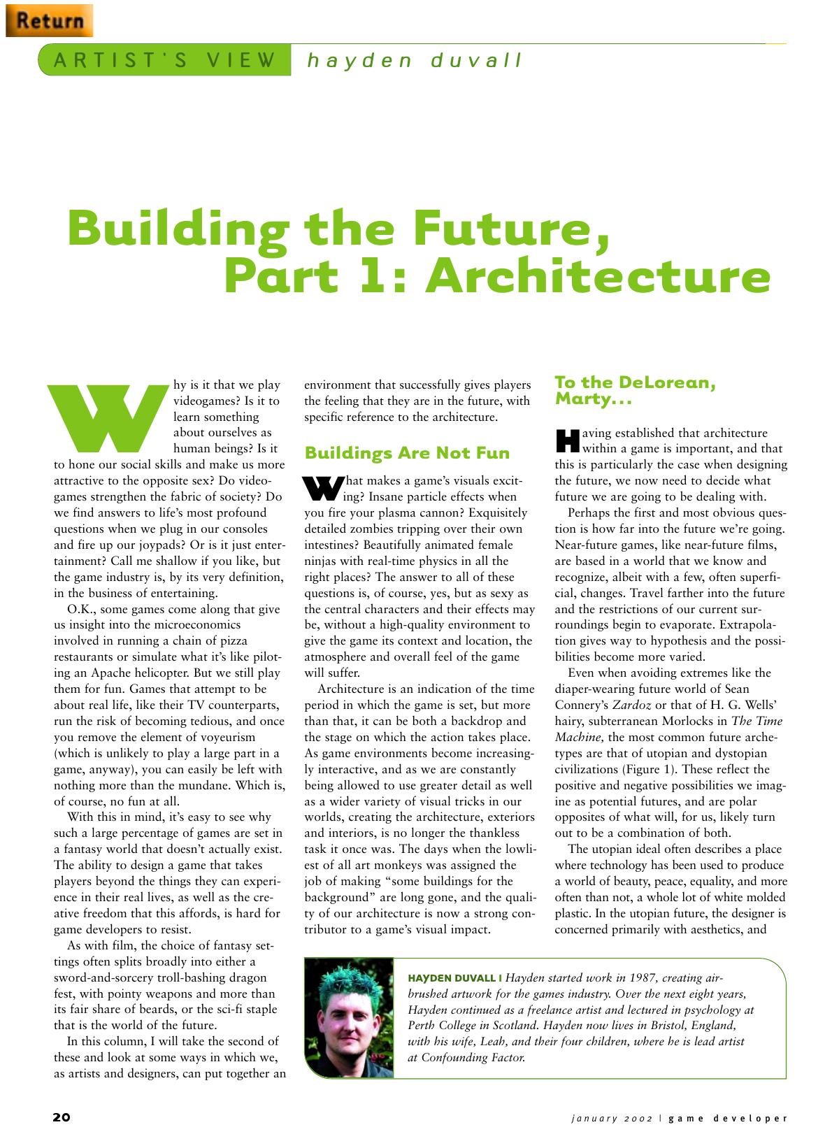 012002: Artist's View: Building the Future, Part 1: Architecture by Unknown