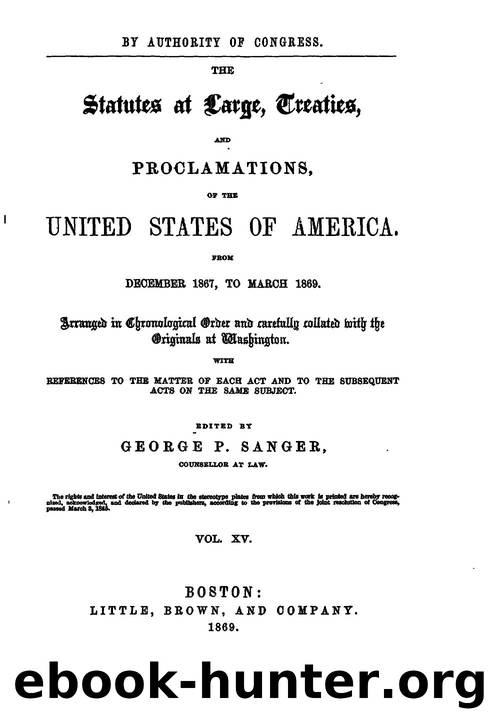 015 statutes at large by Unknown