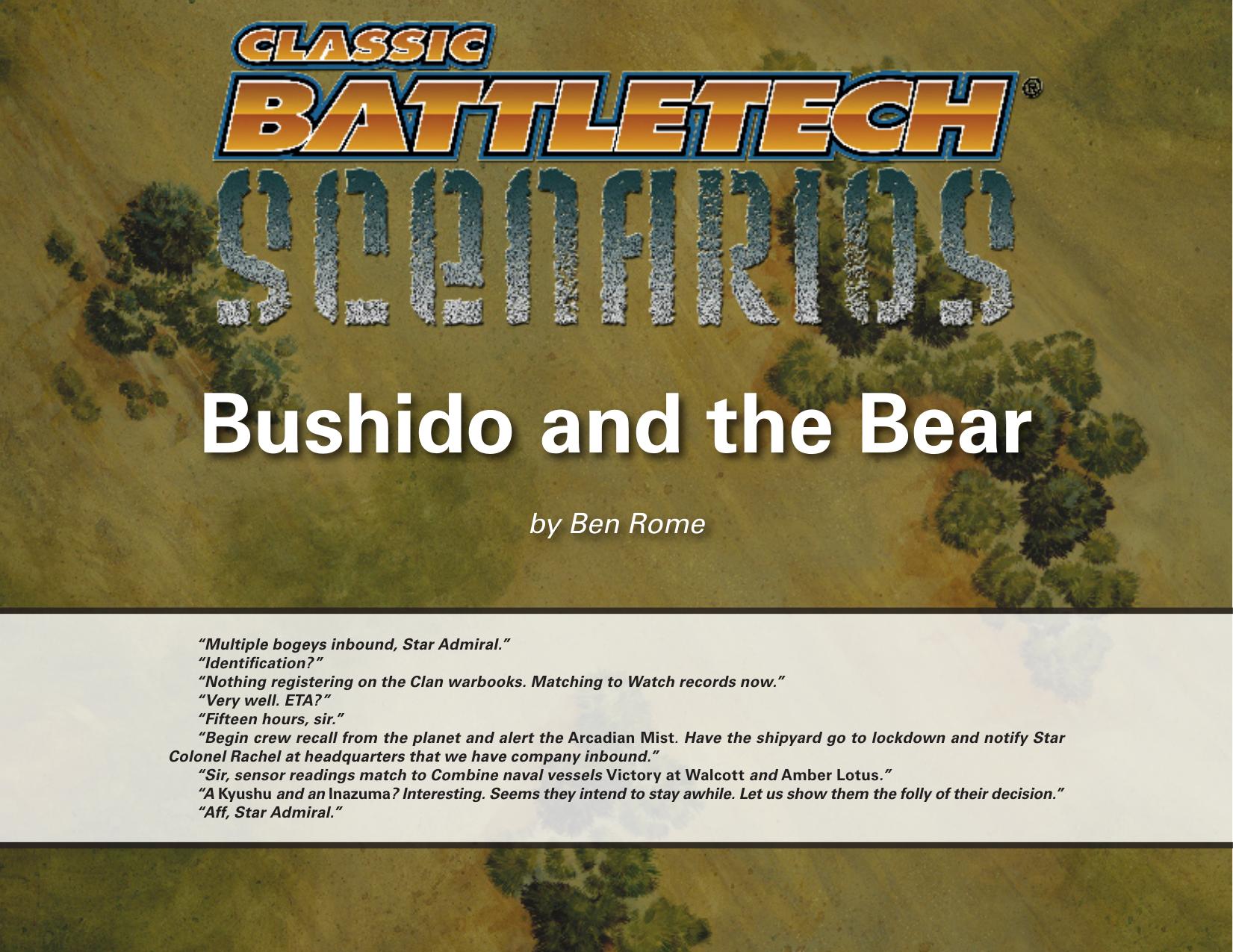 0168-Bushido and the Bear by Unknown