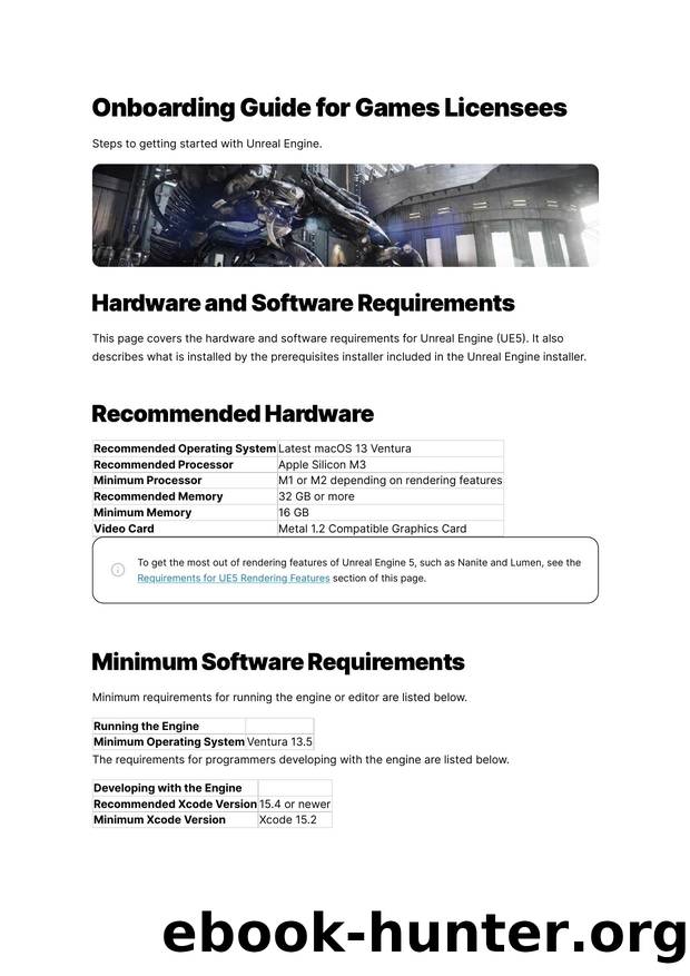 018 Onboarding Guide for Games Licensees (OS mac) by Unknown